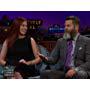 Debra Messing and Nick Offerman in The Late Late Show with James Corden (2015)