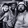 Dom DeLuise, David Mendenhall, and Jimmie Walker in Going Bananas (1987)