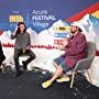 Kevin Smith, Ben Whishaw, and Aneil Karia at an event for The IMDb Studio at Sundance: The IMDb Studio at Acura Festival Village (2020)