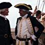 Christian Bale, Julian Glover, and Richard Johnson in Treasure Island (1990)