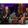James Corden, Mindy Kaling, and Olivia Munn in The Late Late Show with James Corden (2015)