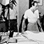 Frank Sinatra, Dean Martin, William H. Daniels, and Vincente Minnelli in Some Came Running (1958)