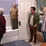 Kathy Bates, Kaley Cuoco, Johnny Galecki, and Teller in The Big Bang Theory (2007)