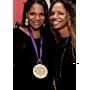 Alison McDonald with sister, Audra McDonald, a recipient of the National Medal of the Arts, at White House ceremony, on September 22, 2016.