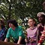 Caleb McLaughlin, Sadie Sink, Millie Bobby Brown, Finn Wolfhard, and Noah Schnapp in Stranger Things (2016)