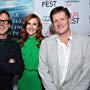 Tabitha Soren, Charles Randolph, and Michael Lewis at an event for The Big Short (2015)