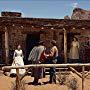 John Wayne, Walter Coy, Dorothy Jordan, Robert Lyden, Pippa Scott, and Lana Wood in The Searchers (1956)