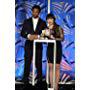 Grace Lynn Kung presenting the Award for Best Actor, with Dewshane Williams.