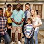Tichina Arnold, Cedric the Entertainer, Max Greenfield, Sheaun McKinney, Beth Behrs, Marcel Spears, and Hank Greenspan in The Neighborhood (2018)