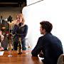 Dakota Johnson, Sam Taylor-Johnson, and Jamie Dornan in Fifty Shades of Grey (2015)