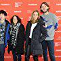 Rachel Griffiths, Rebecca Daly, Charlie Reff, and Barry Keoghan at an event for Mammal (2016)