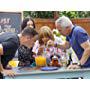 Katie Lee, Sunny Anderson, Geoffrey Zakarian, and Jeff Mauro in The Kitchen (2014)