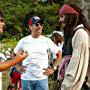 Johnny Depp, Jerry Bruckheimer, and Gore Verbinski in Pirates of the Caribbean: Dead Man