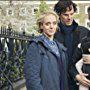 Amanda Abbington, Martin Freeman, and Benedict Cumberbatch in Sherlock (2010)