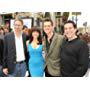 Jim Carrey, Carla Gugino, Oren Aviv, and Tom Rothman at an event for Mr. Popper