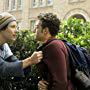 Adam (Michael Rosenbaum, left) tries to reason with his fraternity "little brother," Jimmy (Tony Denman, right).