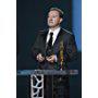 Simon Beaufoy accepts the Oscar® for Writing (Adapted Screenplay) for "Slumdog Millionaire" ((Fox Searchlight) during the live ABC Telecast of the 81st Annual Academy Awards® from the Kodak Theatre, in Hollywood, CA Sunday, February 22, 2009.