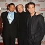 Matt Dillon, Paul Haggis, Terence Howard, and Ludacris at an event for Crash (2004)