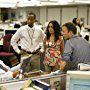 Clark Johnson, Tom McCarthy, Brandon Young, and Michelle Paress in The Wire (2002)