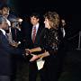 Jane Fonda, Desmond Tutu and Tom Hayden circa 1980s