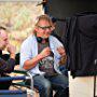 Producer (L) Nelson Woss and Director Kriv Stenders (R) on the set of RED DOG. 