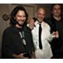 Michael Stipe, Peter Buck, and Eddie Vedder