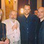Mike Leigh, Michael Klesic and Anthony Minghella at the Awards Reception for the 10th Anual Sarajevo Film Festival.