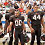 Bill Goldberg, Lobo Sebastian, Bob Sapp, and Dalip Singh in The Longest Yard (2005)