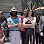 Jack Nicholson with his daughter Jennifer, Lou Adler and Anjelica Houston circa 1970s