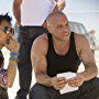 Vin Diesel and James Wan in Furious 7 (2015)