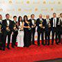 Jerry Bruckheimer, Phil Keoghan, Jonathan Littman, Bertram van Munster, and Elise Doganieri at an event for The 66th Primetime Emmy Awards (2014)