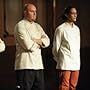 Carla Hall, Stefan Richter, and Hosea Rosenberg in Top Chef (2006)