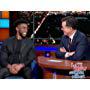 Stephen Colbert and Chadwick Boseman in The Late Show with Stephen Colbert (2015)