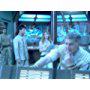 Bruce Dawson, Joe Flanigan, and Pascale Hutton in Stargate: Atlantis (2004)