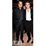 Giulio Base, George Clooney attend the 