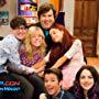 Nathan Kress, Dan Schneider, Jennette McCurdy, Elizabeth Gillies, Matt Bennett, and Ariana Grande