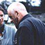 Director Julie Taymor and Anthony Hopkins