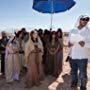 Alexandre Avancini, Denise Del Vecchio, Andrea Avancini and Marcela Barroso in Atacama Desert, Chile, for Jose do Egito (TV series 2013).