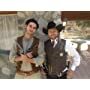 William McNamara as John Henry "Doc" Holliday & Oliver Rayón as Florentino "Indian Charlie" Cruz filming on location for DOC HOLLIDAY