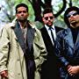 Judd Nelson, Ice-T, Mario Van Peebles, and Russell Wong in New Jack City (1991)