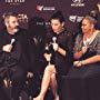 Bec Cole, Craig Anderson & Elizabeth Wymarra in the Press Room of the 2015 AACTA awards.