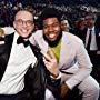 Logic and Khalid at an event for The 60th Annual Grammy Awards (2018)