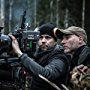 Director Aku Louhimies and DOP Mika Orasmaa on location of The Unknown Soldier