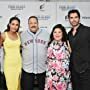 Daniella Alonso, Kevin James, Eduardo Verástegui, David Henrie, and Raini Rodriguez at an event for Paul Blart: Mall Cop 2 (2015)