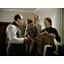 Hugh Fraser, Pauline Moran, and David Suchet in Poirot (1989)
