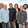 (L-R) Producer Leon Edery, producer Michael Sharfstein, director Eran Riklis, actor Danny Huston, producer Jens Meurer, producer Marc Missionnier and Oliver Delbosc attend the Danny Huston Press Breakfast held at the Moet Salon, Baoli Beach during the 63rd Annual International Cannes Film Festival on May 14, 2010 in Cannes, France. 63rd Annual Cannes Film Festival - Danny Huston Press Breakfast Moet Salon at the Baoli Beach Cannes, France May 14, 2010