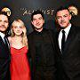 Daniel Brühl, Dakota Fanning, Jakob Verbruggen, and Luke Evans at an event for The Alienist (2018)