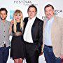 Daniel Algrant, Penn Badgley, Geoffrey Gilmore, and Imogen Poots at an event for Greetings from Tim Buckley (2012)