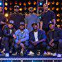 Ice Cube, Neil Brown Jr., Dr. Dre, Aldis Hodge, DJ Yella, M.C. Ren, Corey Hawkins, Jason Mitchell, and O