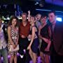 Max Lloyd-Jones, Samantha Munro, Abbie Cobb, Michele Goyns, Jesy McKinney, David Lennon, Abby Ross, and Ross Linton in The Unauthorized Beverly Hills, 90210 Story (2015)